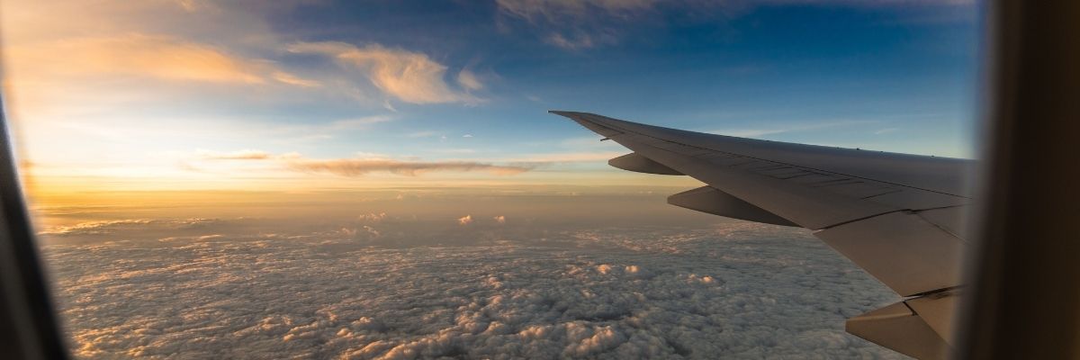Revelação do sexo do bebê a 35.000 pés